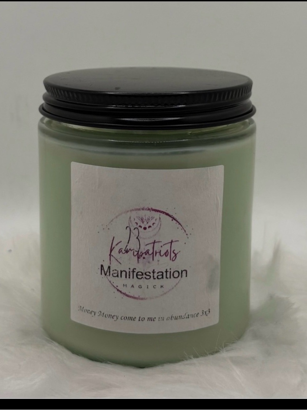 Manifestation cinnamon and Kona coffee 12oz candle